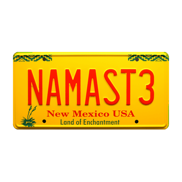 Celebrity Machines Better Call Saul Metal Stamped License Plate Namaste
